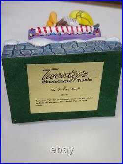 Tweety Bird Christmas Train Set By Danbury Mint/Looney Tunes/6 Pieces/Warner Bro