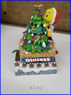 Tweety Bird Christmas Train Set By Danbury Mint/Looney Tunes/6 Pieces/Warner Bro