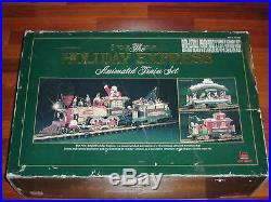 Used New Bright Holiday Express Christmas Animated Train Set / #380 G Scale