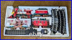 Used Santaland Electric Train Set With Animation And Lights Rare 1998