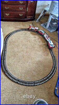 Used Santaland Electric Train Set With Animation And Lights Rare 1998
