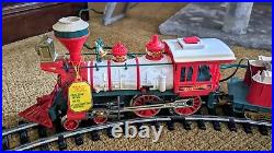 Used Santaland Electric Train Set With Animation And Lights Rare 1998