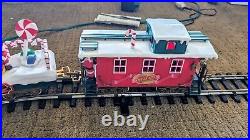 Used Santaland Electric Train Set With Animation And Lights Rare 1998