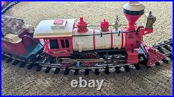 Used Santaland Electric Train Set With Animation And Lights Rare 1998