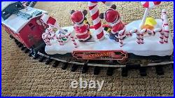 Used Santaland Electric Train Set With Animation And Lights Rare 1998