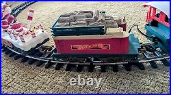 Used Santaland Electric Train Set With Animation And Lights Rare 1998