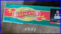 Used Santaland Electric Train Set With Animation And Lights Rare 1998