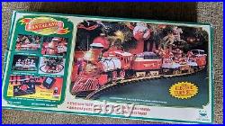 Used Santaland Electric Train Set With Animation And Lights Rare 1998