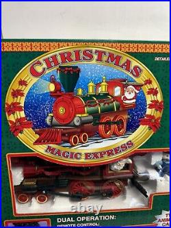 VINTAGE FACTORY SEALED Christmas Magic Express G Gauge Scale Toy Train Set #5411