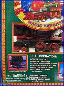 VINTAGE FACTORY SEALED Christmas Magic Express G Gauge Scale Toy Train Set #5411