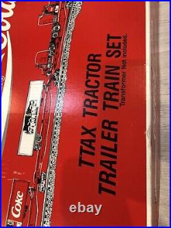 VINTAGE K-LINE TRAINS COCA-COLA TTAX TRAILER TRAIN SET BOX Rare Collector Xmas