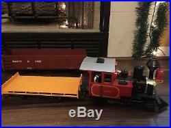 VINTAGE LGB THE BIG TRAIN LAKE GEORGE & BOULDER SET Lot Engine Caboose Christmas