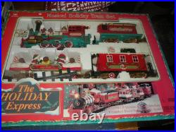 VTG Animated The Holiday Express-Musical Holiday Train Set 1996 WINTER BEARS NIB