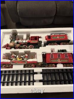 VTG Animated The Holiday Express-Musical Holiday Train Set 1996 WINTER BEARS NIB