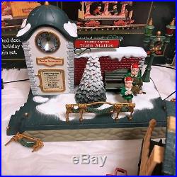 VTG New Bright The Holiday Express Animated Train Set No 387 Santa Xmas + 2 Cars VTG New Bright The Holiday Express Animated Train Set No 387 Santa Xmas + 2 Cars