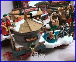 VTG New Bright The Holiday Express Animated Train Set No 387 Santa Xmas + 2 Cars VTG New Bright The Holiday Express Animated Train Set No 387 Santa Xmas + 2 Cars