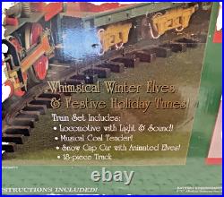 VTG Winter Belle Musical Holiday Train Set NEW New Bright Over 18 Ft. Of Track VTG Winter Belle Musical Holiday Train Set NEW New Bright Over 18 Ft. Of Track