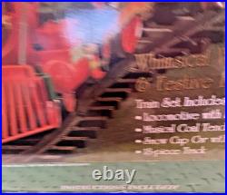 VTG Winter Belle Musical Holiday Train Set NEW New Bright Over 18 Ft. Of Track VTG Winter Belle Musical Holiday Train Set NEW New Bright Over 18 Ft. Of Track