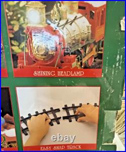 VTG Winter Belle Musical Holiday Train Set NEW New Bright Over 18 Ft. Of Track VTG Winter Belle Musical Holiday Train Set NEW New Bright Over 18 Ft. Of Track