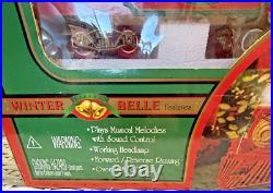 VTG Winter Belle Musical Holiday Train Set NEW New Bright Over 18 Ft. Of Track VTG Winter Belle Musical Holiday Train Set NEW New Bright Over 18 Ft. Of Track