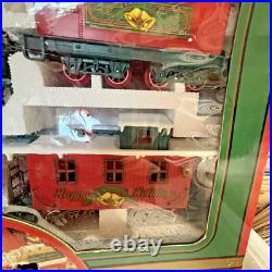 VTG Winter Belle Musical Holiday Train Set NEW New Bright Over 18 Ft. Of Track VTG Winter Belle Musical Holiday Train Set NEW New Bright Over 18 Ft. Of Track