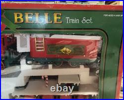 VTG Winter Belle Musical Holiday Train Set NEW New Bright Over 18 Ft. Of Track VTG Winter Belle Musical Holiday Train Set NEW New Bright Over 18 Ft. Of Track