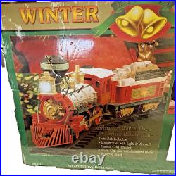 VTG Winter Belle Musical Holiday Train Set NEW New Bright Over 18 Ft. Of Track VTG Winter Belle Musical Holiday Train Set NEW New Bright Over 18 Ft. Of Track