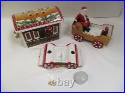 Villeroy & Boch North Pole Express Votive Train Set Christmas Memory 5 Pieces