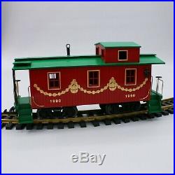 Vintage 1990 Kalamazoo Trains G-Scale Christmas Ornament Express Train Set USA