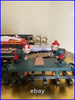 Vintage 1992 Musical Christmas Express Train Set Toy State 100% Complete Tested