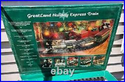 Vintage 1994 GreatLand Holiday Express Train Battery Powered Model Train Set