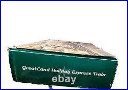Vintage 1994 GreatLand Holiday Express Train Battery Powered Model Train Set
