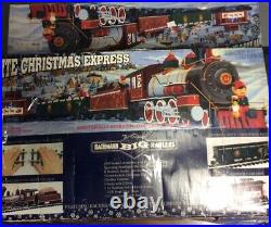 Vintage Bachmann Big Haulers Christmas G Scale Train Set # 90023 Untested