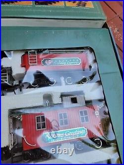 Vintage Bright The Greatland Holiday Christmas Express Train Set