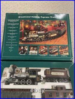 Vintage Bright The Greatland Holiday Christmas Express Train Set Complete 1994