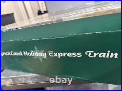Vintage Bright The Greatland Holiday Christmas Express Train Set Complete 1994