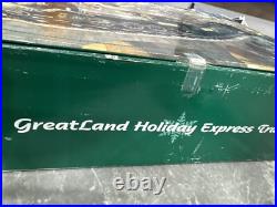 Vintage Bright The Greatland Holiday Christmas Express Train Set Complete 1994