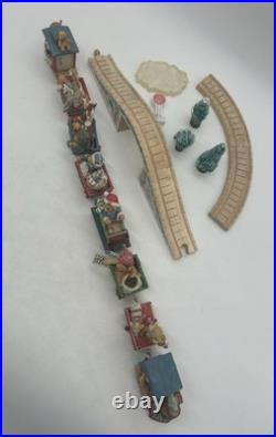 Vintage Cherished Teddies Christmas Santa Express Train Set & Accessories Vintage Cherished Teddies Christmas Santa Express Train Set & Accessories