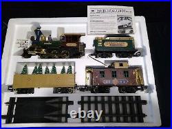 Vintage Christmas 1986 Greatland Express Train Set New Bright 875/152 G Scale