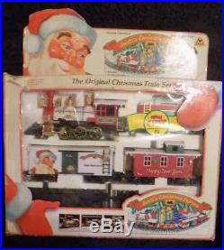 Vintage Christmas Santa's Express Plastic Train Set