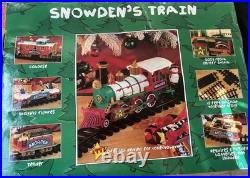 Vintage Christmas Toy Train Snowden's 1997- Complete Set