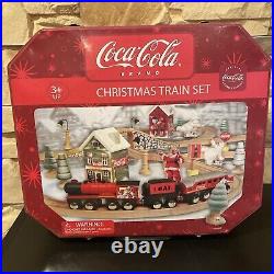 Vintage Coca-cola Wooden Christmas Train Set Registered #36413