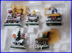 Vintage Danbury Mint Yuletide Flyer M&M's Christmas Train Figurine 5 Piece Set Vintage Danbury Mint Yuletide Flyer M&M's Christmas Train Figurine 5 Piece Set