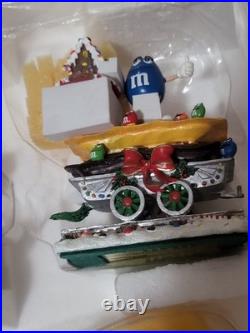 Vintage Danbury Mint Yuletide Flyer M&M's Christmas Train Figurine 5 Piece Set