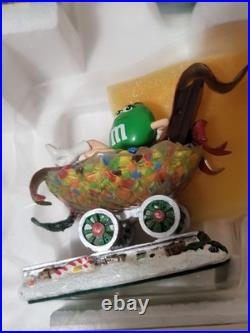 Vintage Danbury Mint Yuletide Flyer M&M's Christmas Train Figurine 5 Piece Set