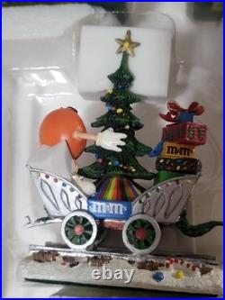 Vintage Danbury Mint Yuletide Flyer M&M's Christmas Train Figurine 5 Piece Set