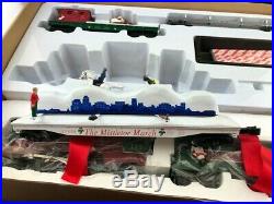 Vintage K-line Santa's Christmas Parade Train Set Die Cast Smoking Engine