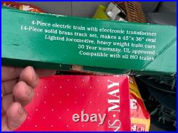 Vintage MCM Model Power HO Scale Holiday Express Engine #25 Christmas Train Set