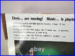 Vintage Musical Christmas Express New Bright Christmas Musical Train Set #183