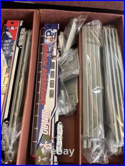 Vintage NY Giants COMPLETE TRAIN SET-NEW IN BOX-11 TRAINS! Never Used Q13